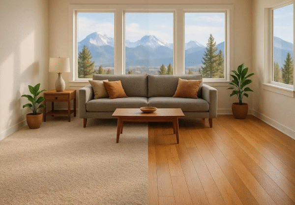 Carpet vs Hardwood Flooring Comparison